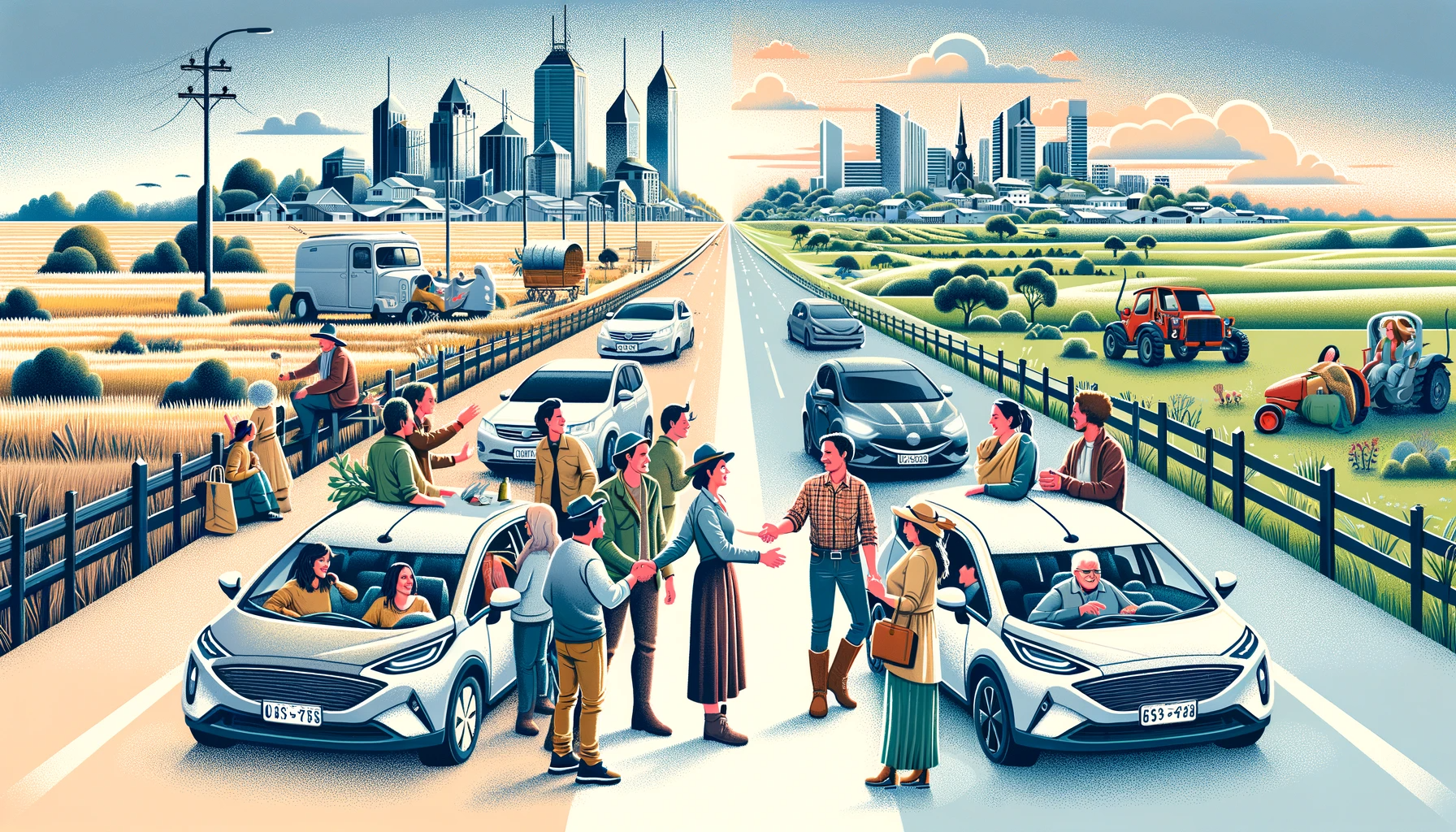 Cover for article called "Carpooling Culture in Australia: Building Community Through Shared Rides"